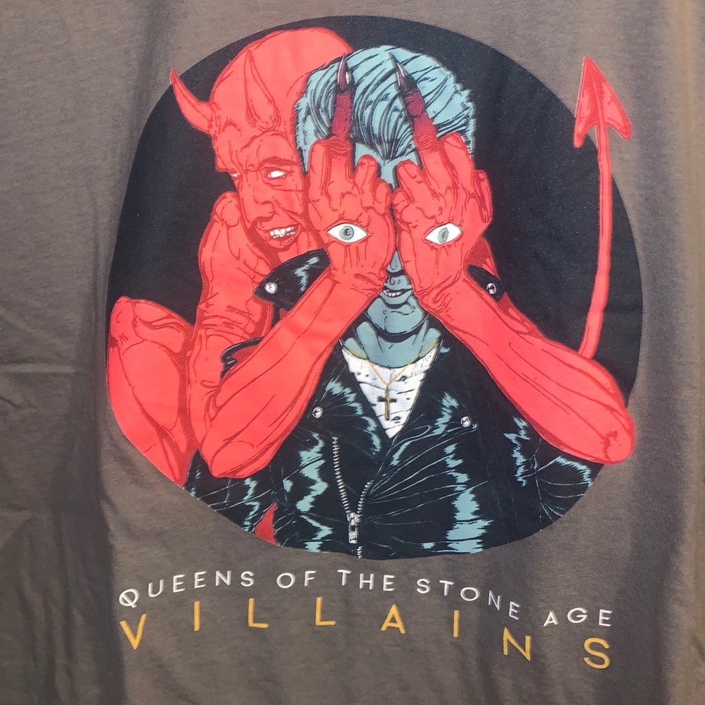 Queens of the Stone Age Villains Tour Tee
